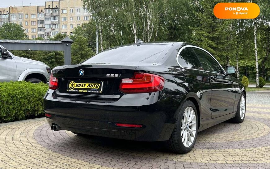 BMW 2 Series, 2014, Бензин, 2 л., 111 тис. км, Купе, Чорний, Львів 97263 фото