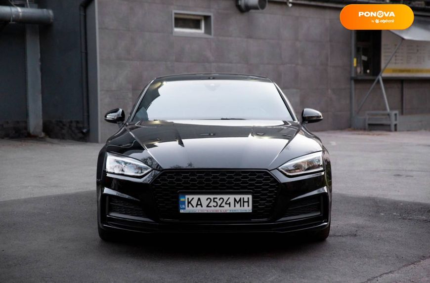 Audi A5 Sportback, 2019, Бензин, 2 л., 25 тыс. км, Лифтбек, Чорный, Киев Cars-Pr-65184 фото