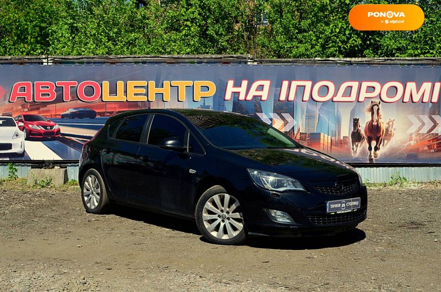 Opel Astra, 2010, Газ пропан-бутан / Бензин, 1.36 л., 201 тис. км, Хетчбек, Чорний, Київ 43604 фото