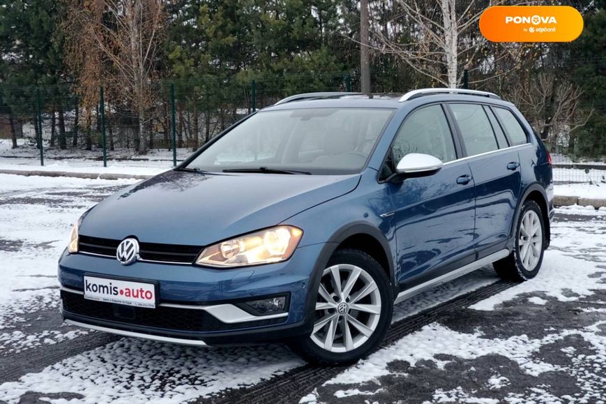 Volkswagen Golf Alltrack, 2017, Бензин, 1.8 л., 145 тис. км, Універсал, Синій, Хмельницький 10391 фото