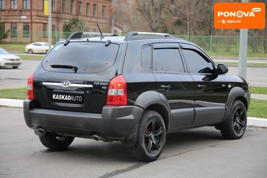 Hyundai Tucson, 2006 р., Газ пропан-бутан / Бензин, 217 тис. км, Позашляховик / Кросовер, Чорний, Харків AT-10405883 фото