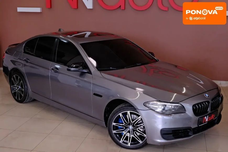 BMW 5 Series, 2014 р., Бензин, 239 тис. км, Седан, Сірий, Одеса AT-10418449 фото