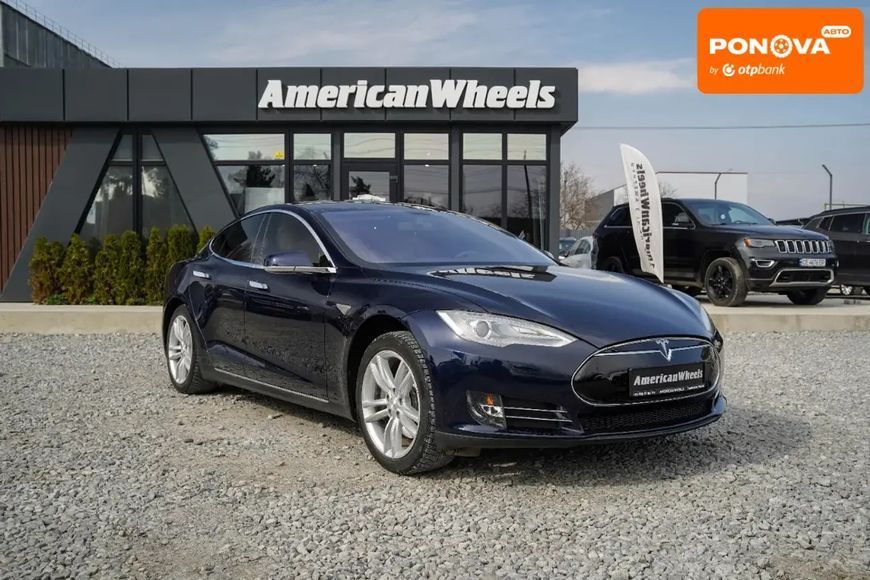 Tesla Model S, 2013 г., Електро, 100 тыс. км, Седан, Синий, Черновцы AT-10407368 фото