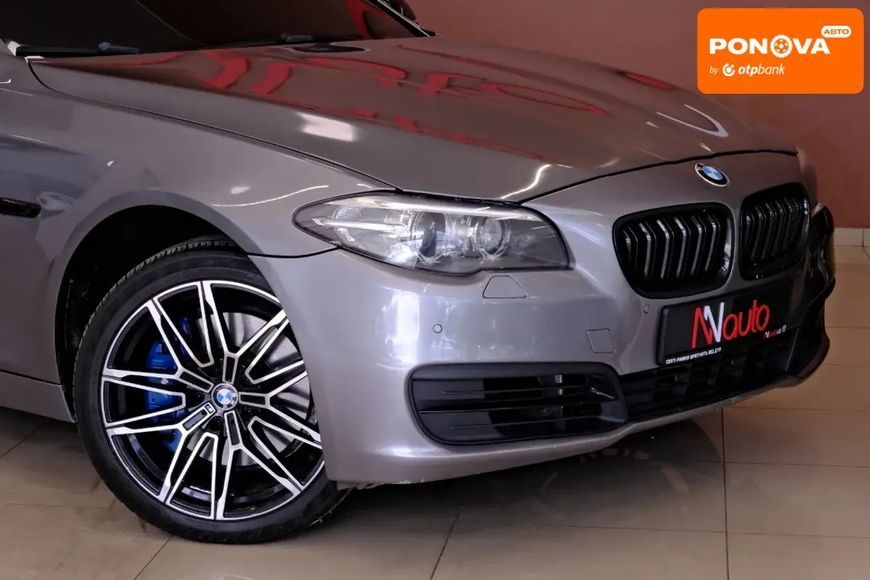 BMW 5 Series, 2014 р., Бензин, 239 тис. км, Седан, Сірий, Одеса AT-10418449 фото