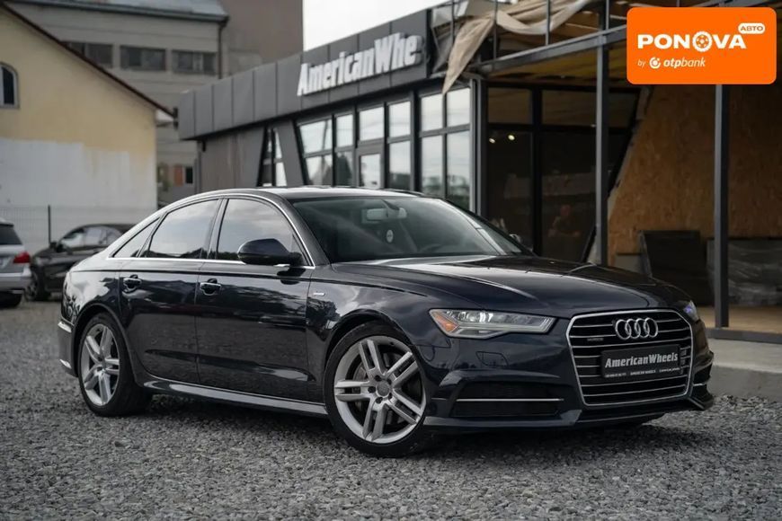 Audi A6, 2015 р., Бензин, 164 тис. км, Седан, Чорний, Чернівці AT-10402216 фото