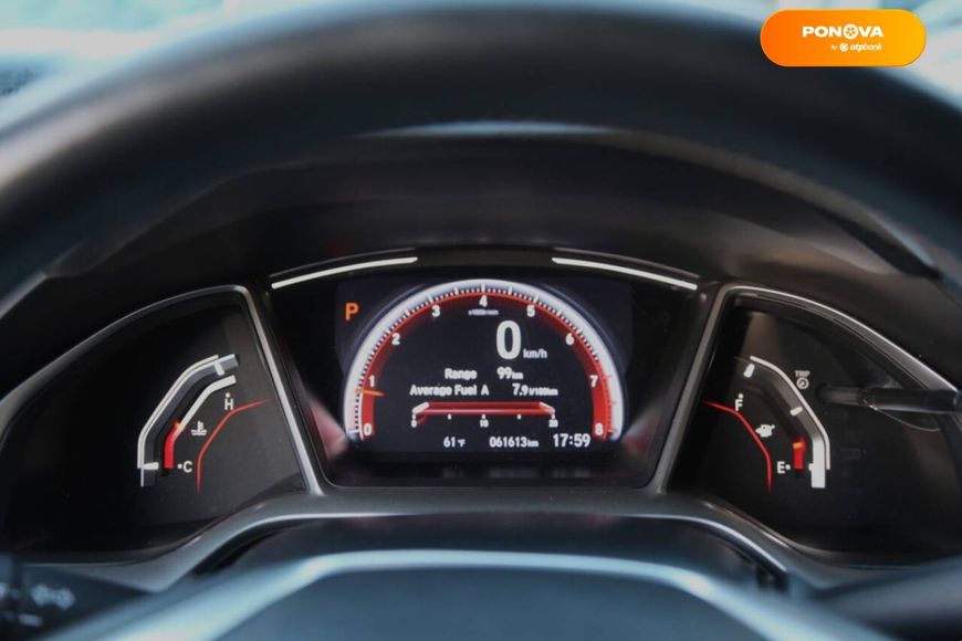 Honda Civic, 2019, Газ пропан-бутан / Бензин, 2 л., 61 тис. км, Седан, Сірий, Київ 30168 фото