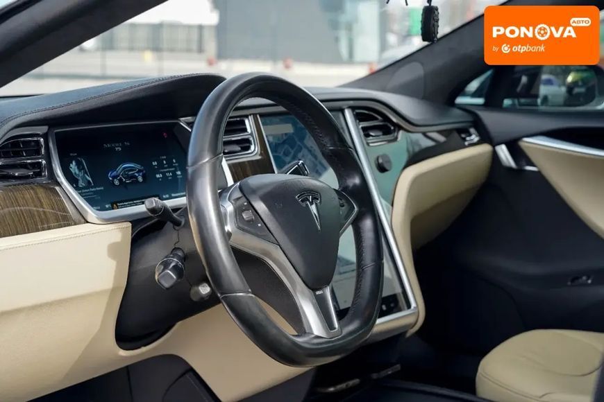 Tesla Model S, 2013 г., Електро, 100 тыс. км, Седан, Синий, Черновцы AT-10407368 фото