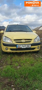 Hyundai Getz, 2008, Бензин, 1.4 л., 250 тис. км, Хетчбек, Жовтий, Запоріжжя Cars-Pr-270127 фото