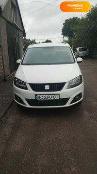 SEAT Alhambra, 2011, Дизель, 2 л., 233 тис. км, Мінівен, Білий, Жовква Cars-Pr-176380 фото