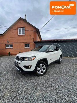 Jeep Compass, 2018 р., Бензин, 57 тис. км, Позашляховик / Кросовер, Білий, Дергачі AT-10415327 фото