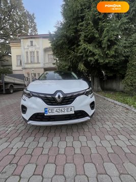 Renault Captur, 2021, Бензин, 1.33 л., 47 тис. км, Позашляховик / Кросовер, Білий, Чернівці Cars-Pr-222320 фото