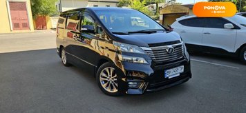 Toyota Vellfire, 2011, Бензин, 2.4 л., 78 тис. км, Мінівен, Чорний, Одеса Cars-Pr-137712 фото