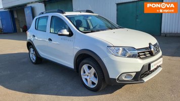 Renault Sandero StepWay, 2019, Бензин, 0.9 л., 85 тис. км, Хетчбек, Білий, Київ 257617 фото