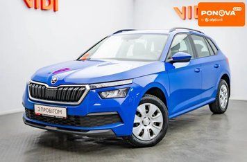 Skoda Kamiq, 2021 р., Бензин, 142 тис. км, Позашляховик / Кросовер, Синій, Київ AT-10424002 фото