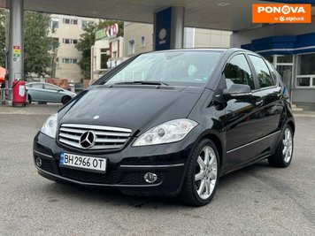 Mercedes-Benz A-Class, 2008, Бензин, 2 л., 170 тис. км, Хетчбек, Чорний, Одеса Cars-Pr-272063 фото