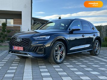 Audi SQ5, 2018, Бензин, 3 л., 125 тис. км, Позашляховик / Кросовер, Синій, Стрий Cars-Pr-215430 фото