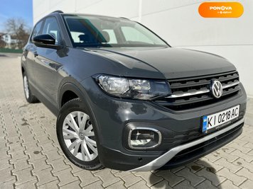 Volkswagen T-Cross, 2020, Бензин, 1 л., 55 тис. км, Позашляховик / Кросовер, Сірий, Київ Cars-Pr-165288 фото