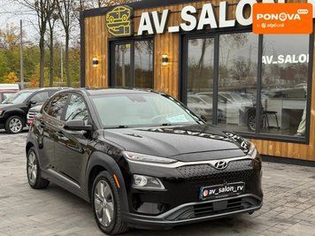 Hyundai Kona, 2020 р., Електро, 176 тис. км, Хетчбек, Чорний, Рівне AT-10430751 фото
