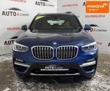 BMW X3, 2018 г., Дизель, 194 тыс. км, Внедорожник / Кроссовер, Синий, Львов AT-10410468 фото