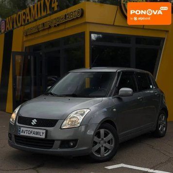 Suzuki Swift, 2008 р., Бензин, 274 тис. км, Хетчбек, Сірий, Київ AT-10429250 фото