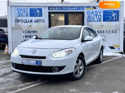 Renault Fluence, 2012, Бензин, 2 л., 136 тис. км, Седан, Білий, Київ 9012 фото