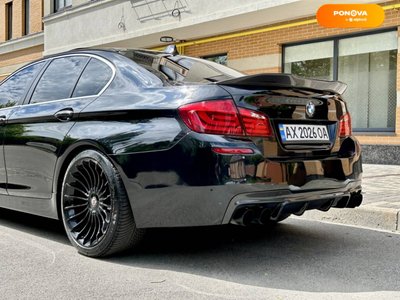 BMW 5 Series, 2012, Бензин, 3 л., 169 тис. км, Седан, Чорний, Харків Cars-Pr-67838 фото