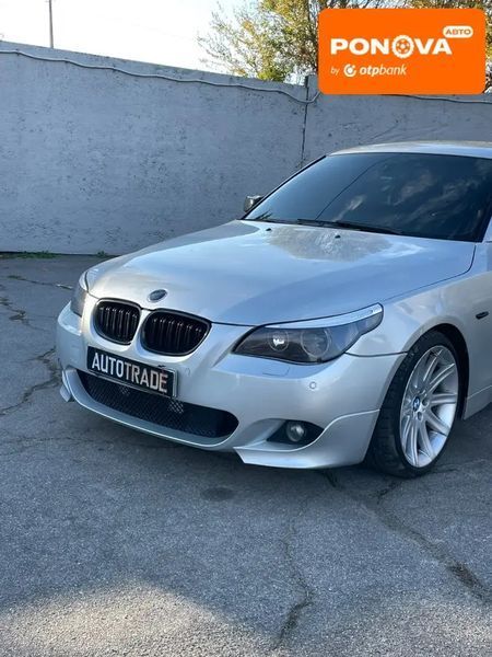 BMW 5 Series, 2004 р., Дизель, 355 тис. км, Седан, Сірий, Запоріжжя AT-10403929 фото