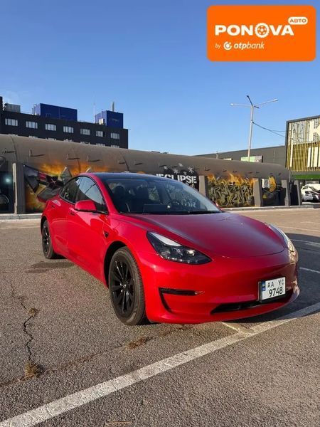 Tesla Model 3, 2022 г., Електро, 131 тыс. км, Седан, Красный, Киев AT-10404802 фото