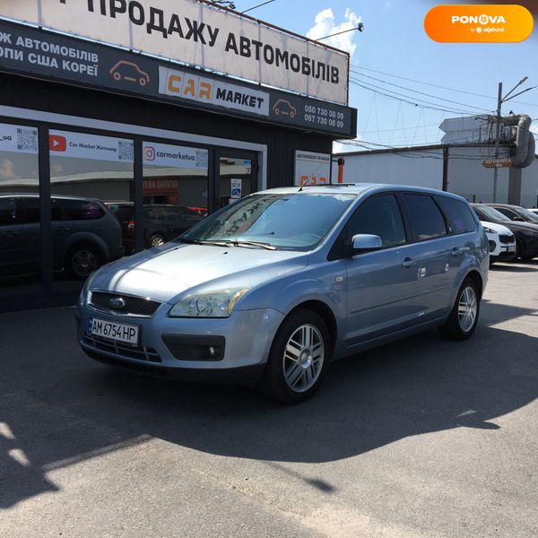 Ford Focus, 2006, Дизель, 2 л., 203 тыс. км, Универсал, Синий, Житомир 109431 фото