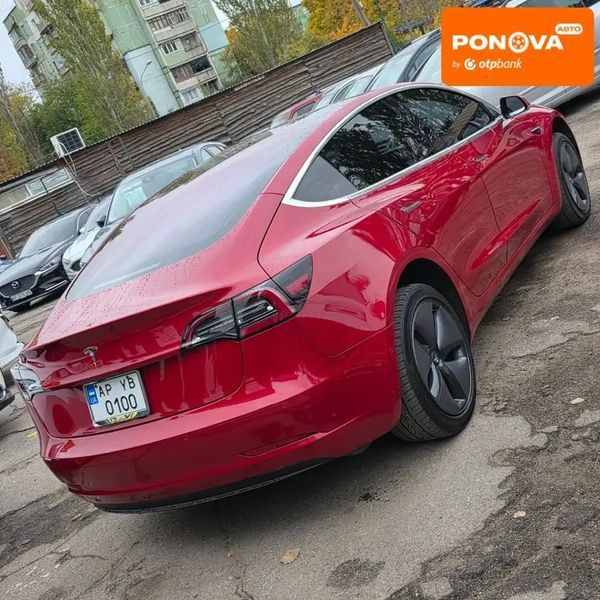 Tesla Model 3, 2018 г., Електро, 72 тыс. км, Хетчбек, Красный, Запорожье AT-10409548 фото