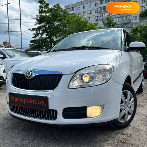 Skoda Fabia, 2008, Бензин, 1.39 л., 208 тис. км, Хетчбек, Білий, Суми 107167 фото