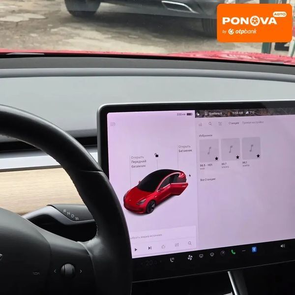 Tesla Model 3, 2018 г., Електро, 72 тыс. км, Хетчбек, Красный, Запорожье AT-10409548 фото