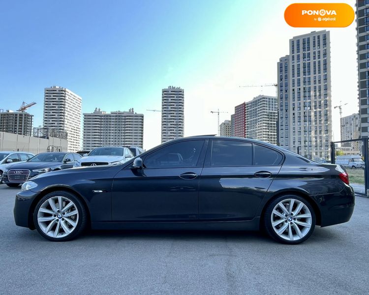 BMW 5 Series, 2012, Бензин, 2.98 л., 190 тис. км, Седан, Сірий, Київ 110480 фото