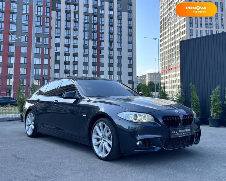 BMW 5 Series, 2012, Бензин, 2.98 л., 190 тыс. км, Седан, Серый, Киев 110480 фото