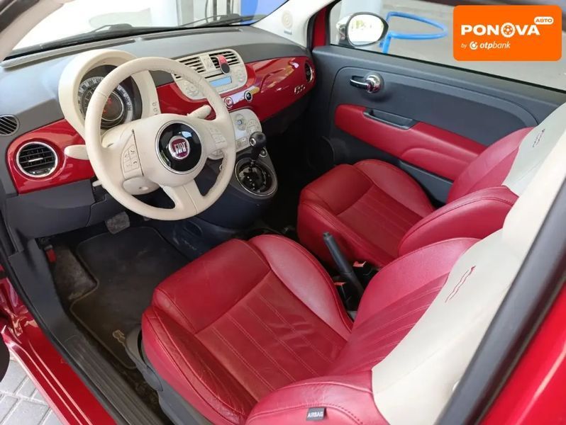 Fiat 500, 2011 г., Бензин, 132 тыс. км, Хетчбек, Красный, Николаев AT-10403543 фото