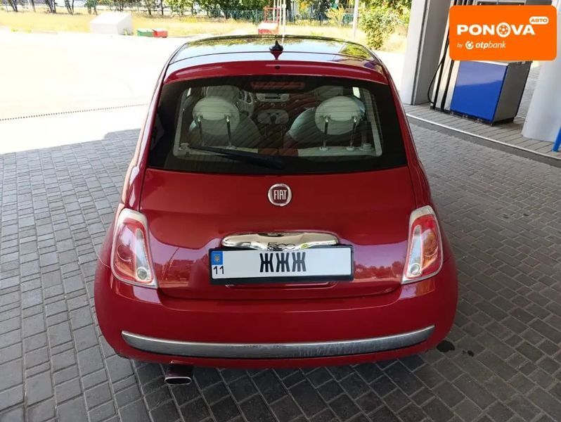 Fiat 500, 2011 г., Бензин, 132 тыс. км, Хетчбек, Красный, Николаев AT-10403543 фото