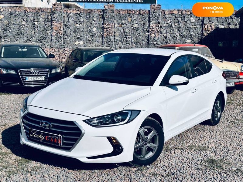 Hyundai Avante, 2016, Газ, 1.6 л., 175 тис. км, Седан, Білий, Одеса 9434 фото