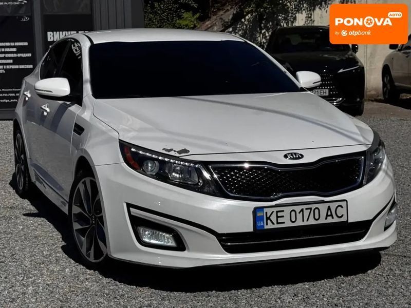 Kia Optima, 2015 р., Бензин, 160 тис. км, Седан, Білий, Дніпро (Дніпропетровськ) AT-10401707 фото