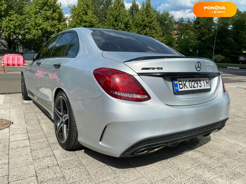 Mercedes-Benz C-Class, 2017, Бензин, 3 л., 121 тис. км, Седан, Сірий, Київ 110832 фото