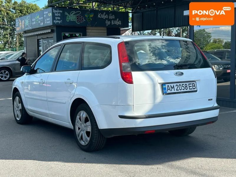 Ford Focus, 2007 г., Бензин, 171 тыс. км, Универсал, Белый, Житомир AT-10420135 фото