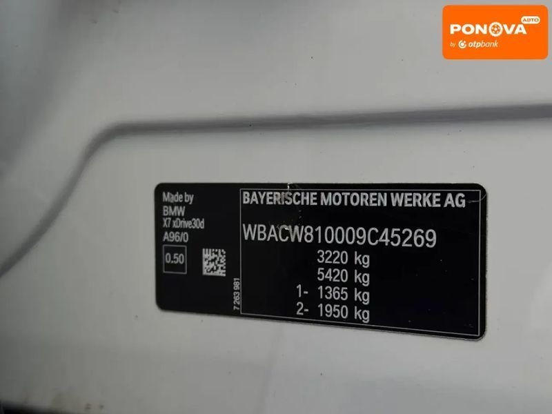 BMW X7, 2020 р., Дизель, 157 тис. км, Позашляховик / Кросовер, Білий, Рівне AT-10407448 фото