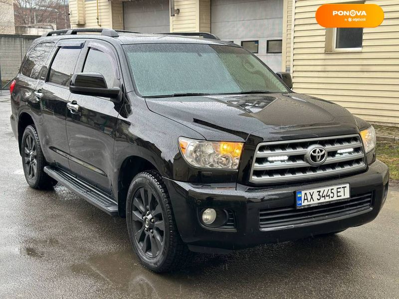 Toyota Sequoia, 2008, Газ пропан-бутан / Бензин, 5.7 л., 200 тис. км, Позашляховик / Кросовер, Чорний, Харків 30729 фото