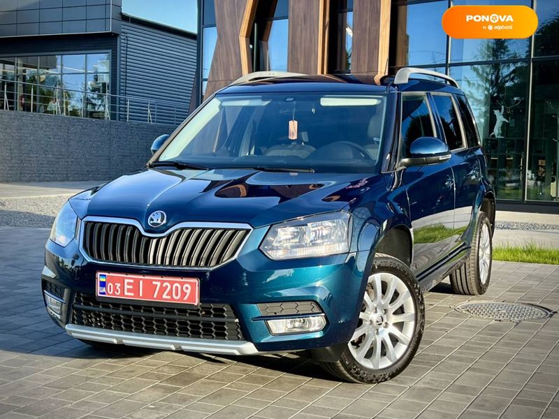 Skoda Yeti, 2014, Бензин, 1.8 л., 159 тис. км, Позашляховик / Кросовер, Синій, Луцьк Cars-Pr-63143 фото