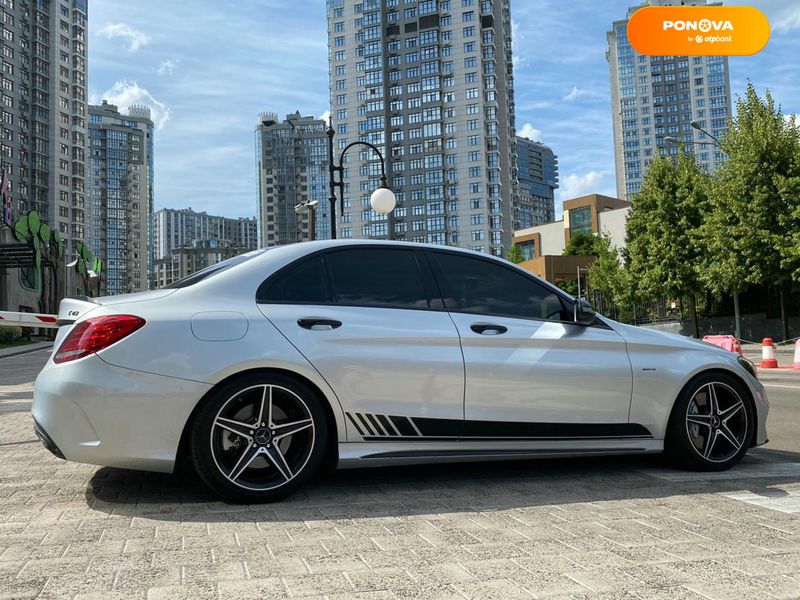 Mercedes-Benz C-Class, 2017, Бензин, 3 л., 121 тыс. км, Седан, Серый, Киев 110832 фото