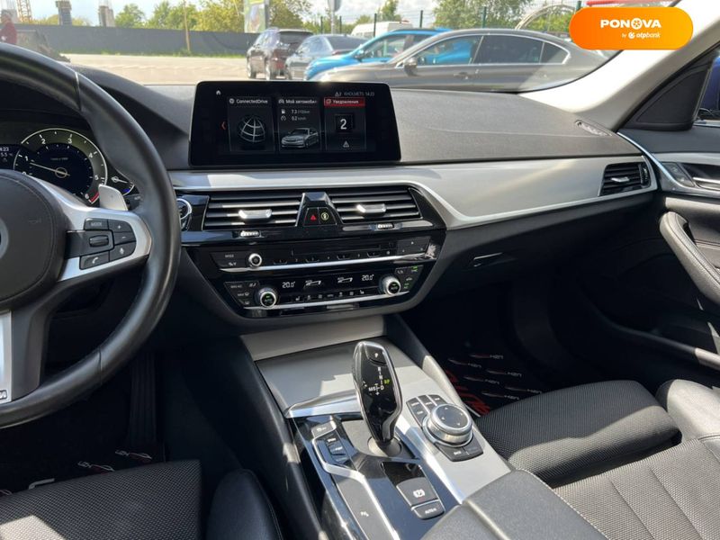 BMW 5 Series, 2018, Дизель, 2 л., 162 тис. км, Універсал, Синій, Ужгород Cars-Pr-67663 фото