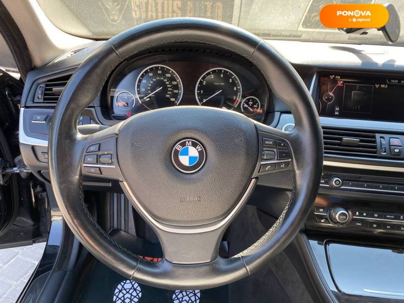 BMW 5 Series, 2014, Бензин, 2.98 л., 153 тыс. км, Седан, Чорный, Винница 110020 фото