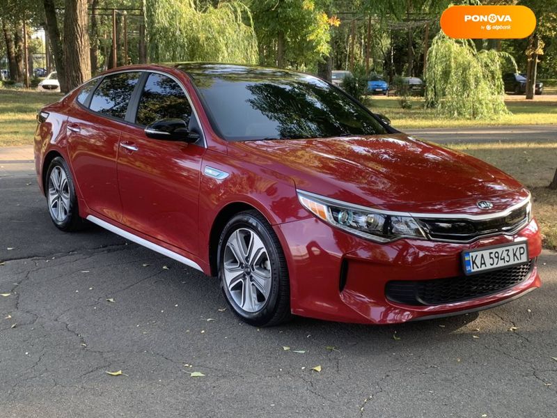 Kia Optima, 2017, Гібрид (HEV), 2 л., 58 тис. км, Седан, Червоний, Київ Cars-Pr-67020 фото