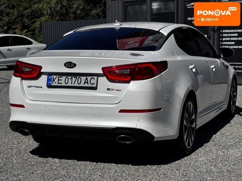 Kia Optima, 2015 р., Бензин, 160 тис. км, Седан, Білий, Дніпро (Дніпропетровськ) AT-10401707 фото