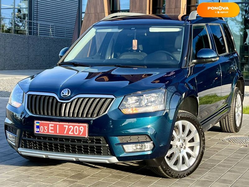 Skoda Yeti, 2014, Бензин, 1.8 л., 159 тис. км, Позашляховик / Кросовер, Синій, Луцьк Cars-Pr-63143 фото