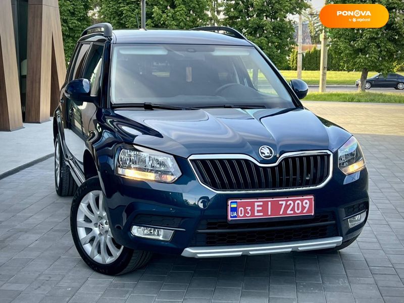 Skoda Yeti, 2014, Бензин, 1.8 л., 159 тис. км, Позашляховик / Кросовер, Синій, Луцьк Cars-Pr-63143 фото